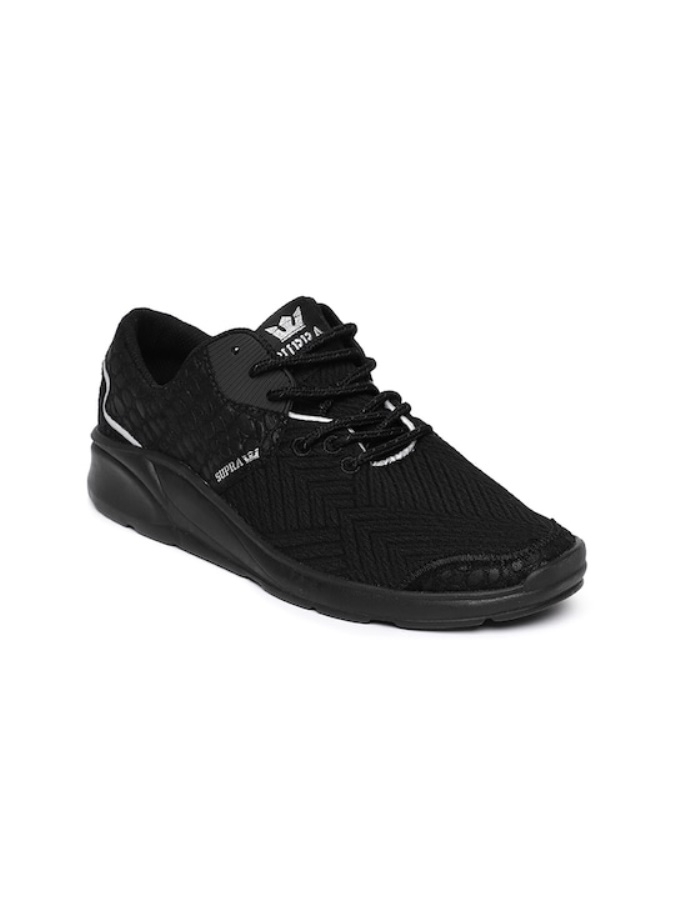Damen Noiz Lässige Turnschuhe Supra Schwarz