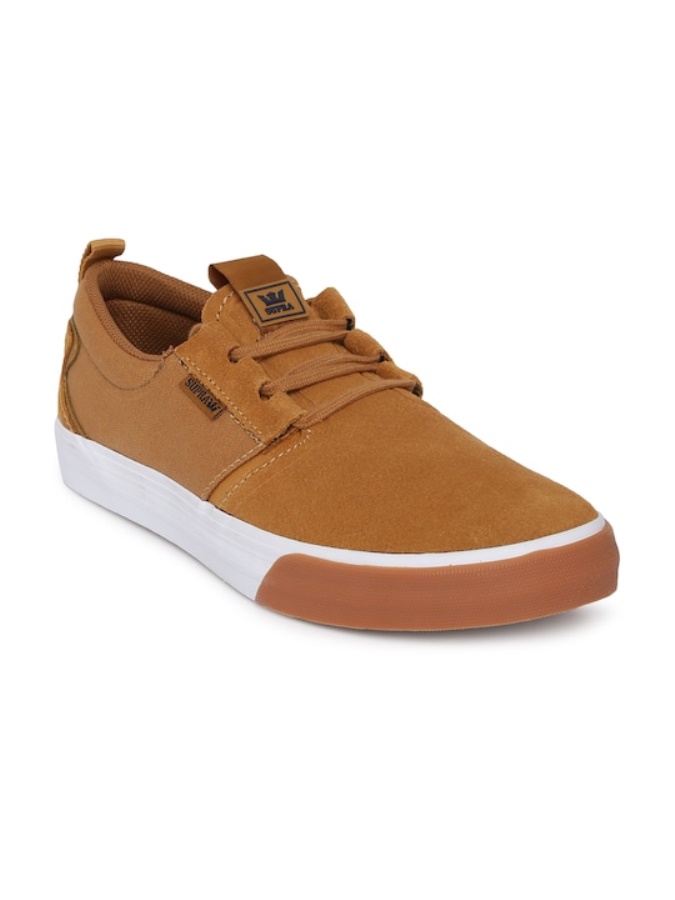 Herren Flow Turnschuhe Supra Tan Braun Mode