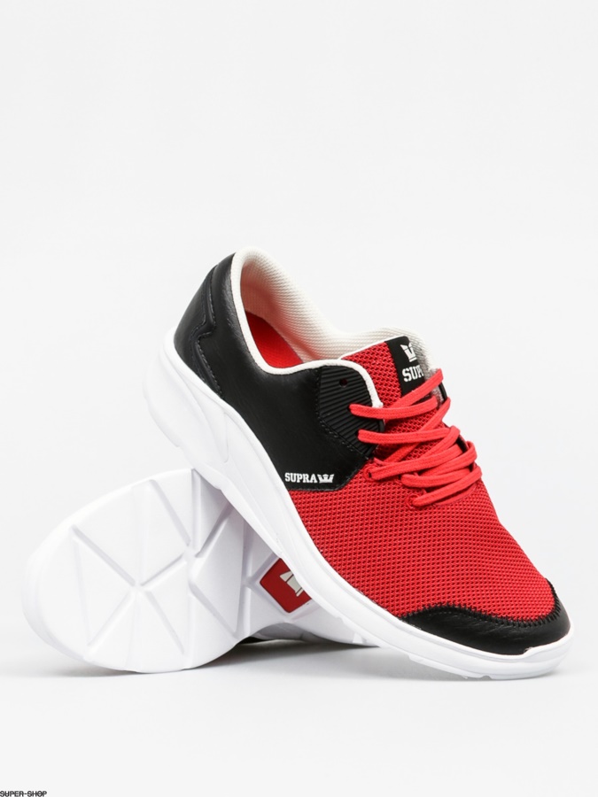 Supra Schuhe Noiz Rot/schwarz Weiß